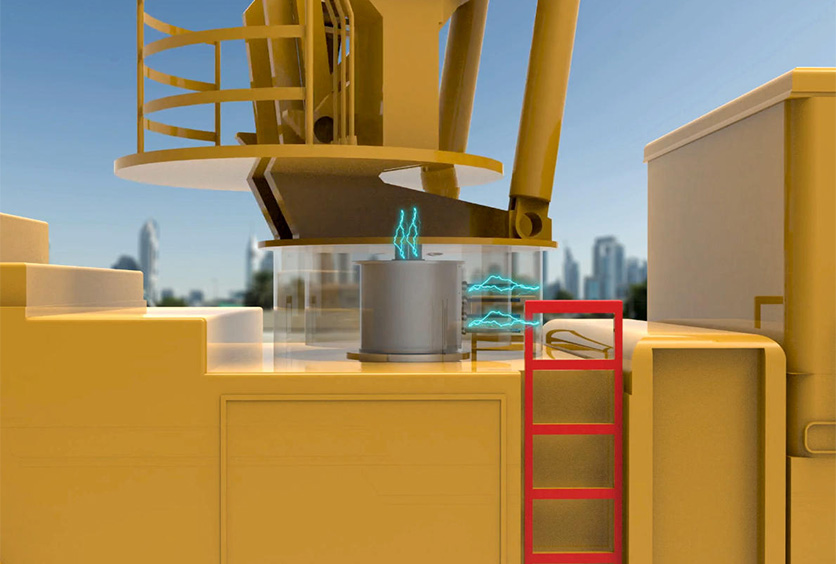 導電滑環(huán)在挖掘機，起重機，消防云梯車，高空作業(yè)車，打樁機等工程車的應(yīng)用